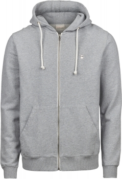 Zipperhoodie - grey